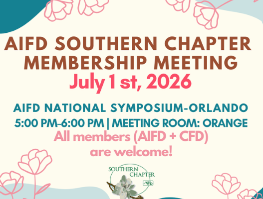 AIFD Southern Chapter June Blog